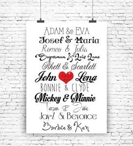 "Traumpaar" Kunstdruck