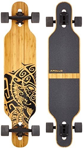 Apollo Longboard Tuvalu Special Edition Komplettboard mit High Speed ABEC Kugellagern inkl. Skate T-