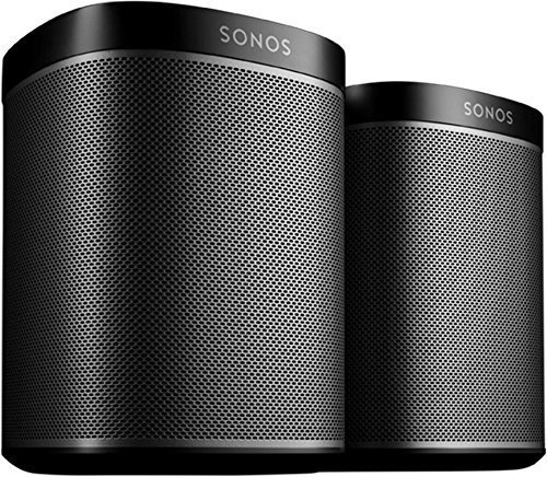Sonos Play 1 Doppelpack Netzwerk Lautsprecher Schwarz