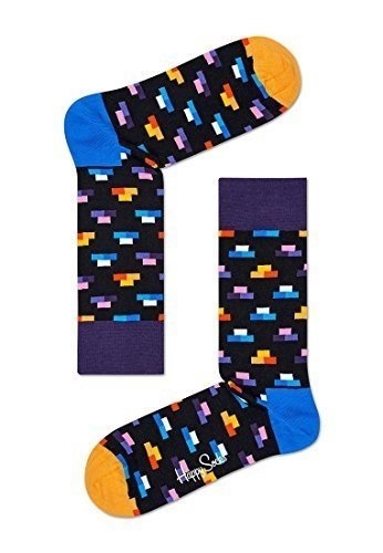 Happy Socks Damen Socken Pop Gift Box 4er Pack, Blau (Blau 6001), One Size (Herstellergröße: 36-40