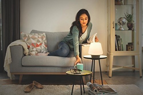 Philips Hue LED Tischleuchte Wellness inkl. Dimmschalter, dimmbar, alle Weißschattierungen, steuerb