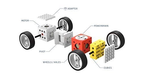 Roboter Baukasten Tinkerbots Wheeler Set - Mit Hightech Roboter Autos und Roboter bauen und per App 