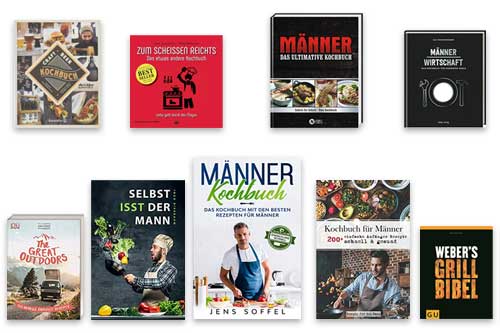 Die TOP 21 Kochbücher für Männer: Eine tolle Geschenkidee zu Weihnachten