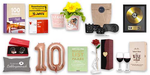 TOP 20 Geschenke zur Rosenhochzeit