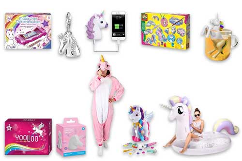80 schöne Einhorn Geschenke: Glitzer, Fantasie und bunte Farben