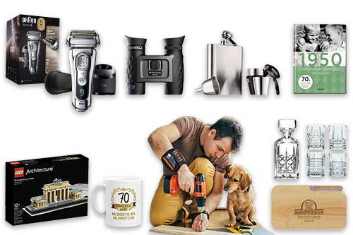 25 Geschenke für coole 70-jährige Männer