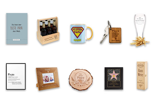 Das sind die TOP 19 personalisierten Vatertagsgeschenke 2021