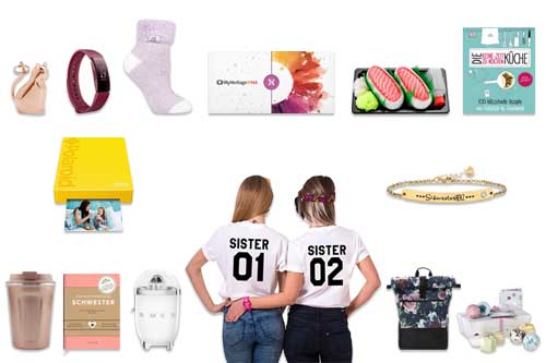 Die 47 schönsten Geschenke für deine Schwester