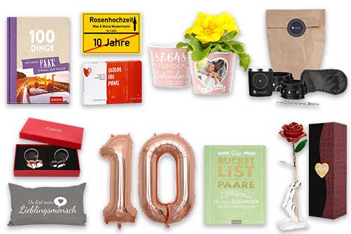 Romantisch und ausgefallen: TOP 20 Geschenke zur Rosenhochzeit