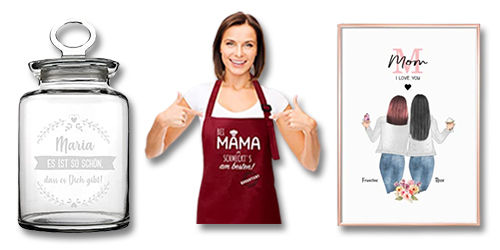 Personalisierte Geschenke zum Muttertag