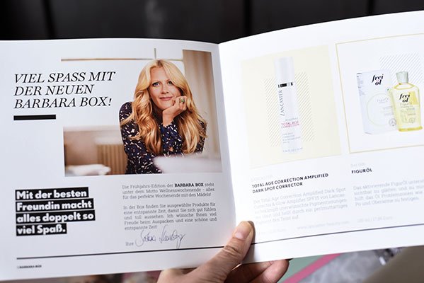 Das Heft erzählt von den vielen Produkten.