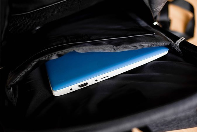 Ob klein oder groß – alle Laptops bis 15 Zoll finden hier leicht Platz.