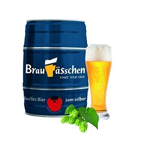 Bierbrauset zum selber Brauen – Weißbier im 5 L Bierfass - in 7 Tagen gebraut