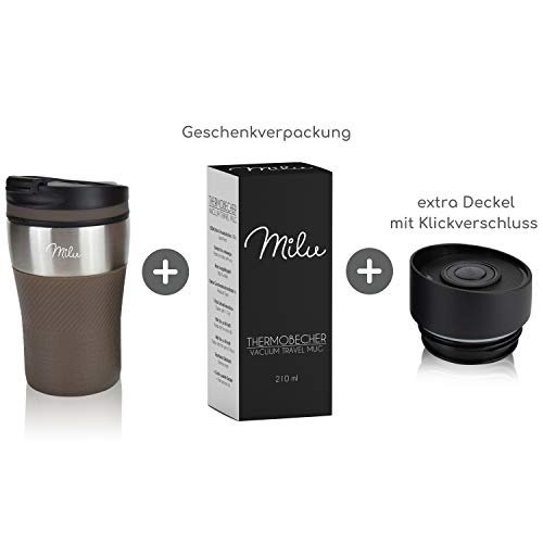 Milu Thermobecher Isolierbecher Kaffeebecher to go